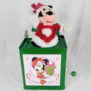 Disney Minnie Mouse Jack-In-The-Box "Deck The Halls" Christmas 2018
